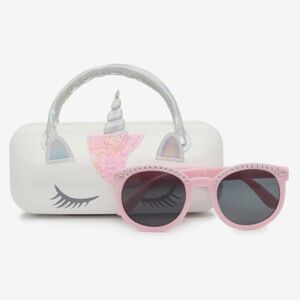 Mix No. 6 Pretty Unicorn Kids' Sunglasses & Case Set